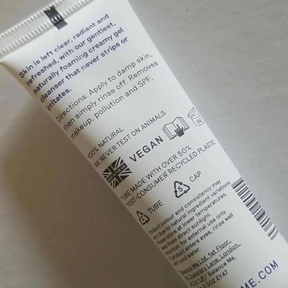 4/25 Bundle Item. Balance Me Face Wash